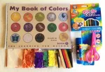 Kit especial - Livro de Atividades - My Book of Colors 1 com kit colagem